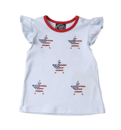 Sparkle Stars Applique Tee