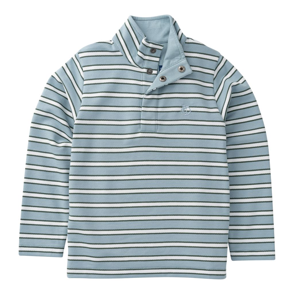 PRODOH Striped Snap Pullover
