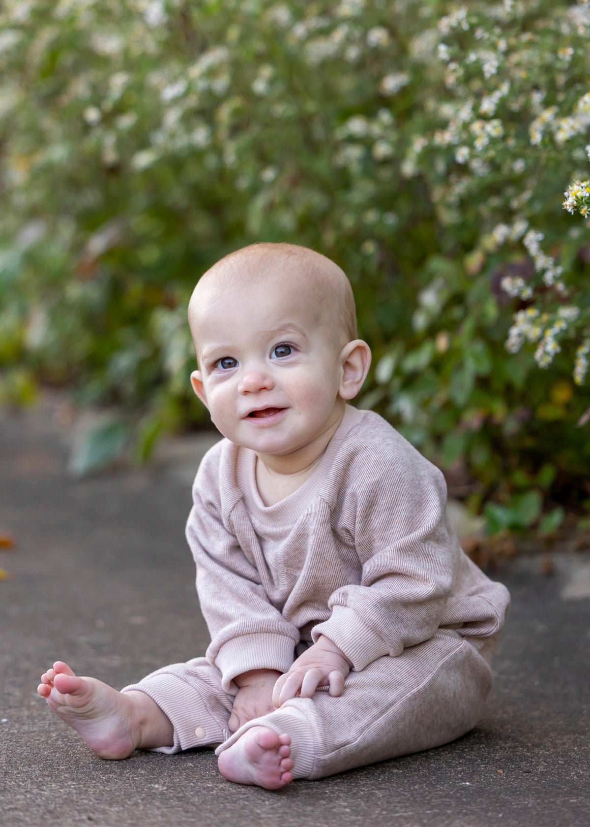 Neutral Baby Knit Romper