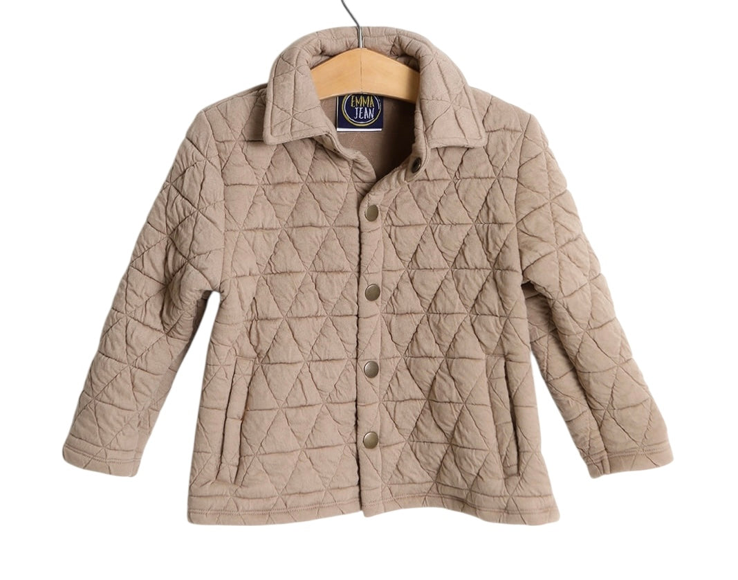 Tan Quilted Jacket