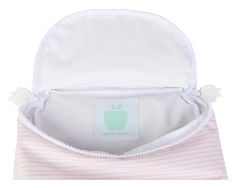 Pink Stripe Bottle Bag