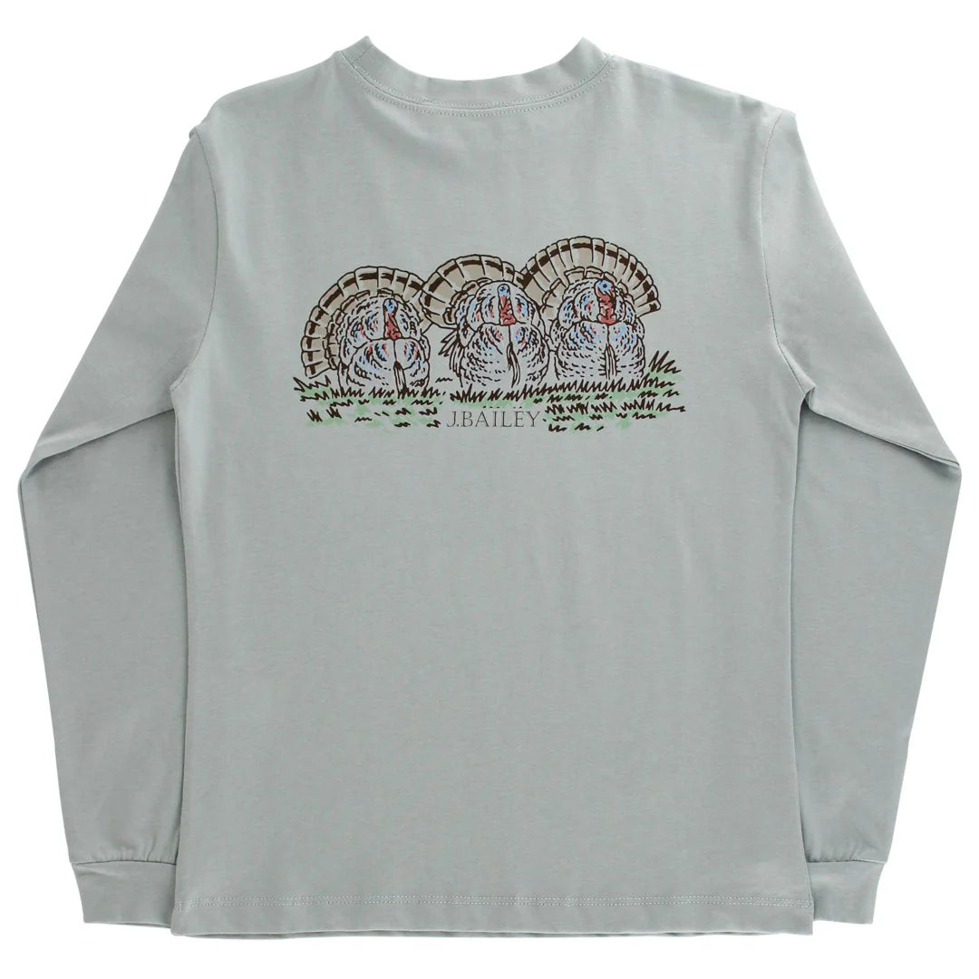 Logo Tee, Turkey On Sage