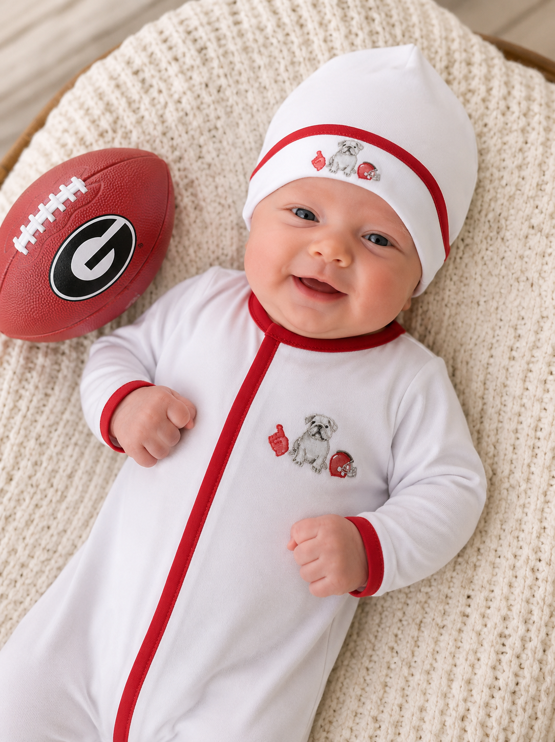 Magnolia Baby UGA Bulldog Embroidered Hat