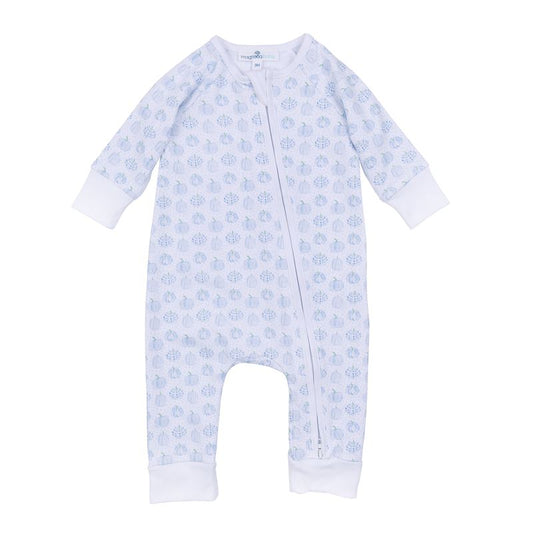 Blue Pumpkin Romper